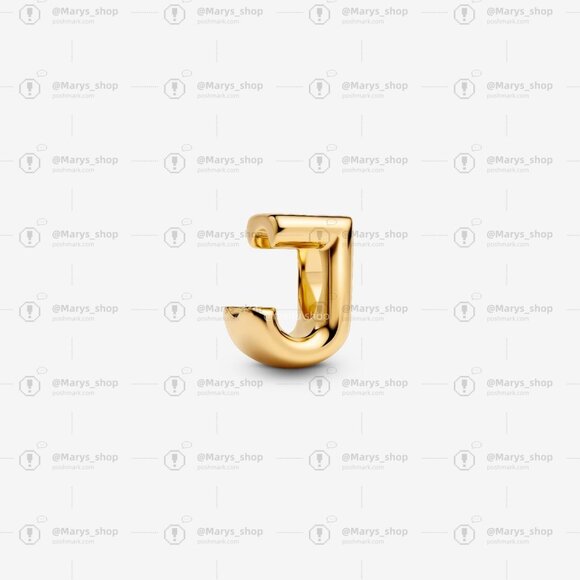 Pandora Letter J Alphabet Charm - Picture 1 of 5